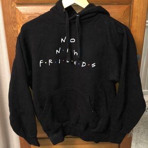 Black “Friends” hoodie